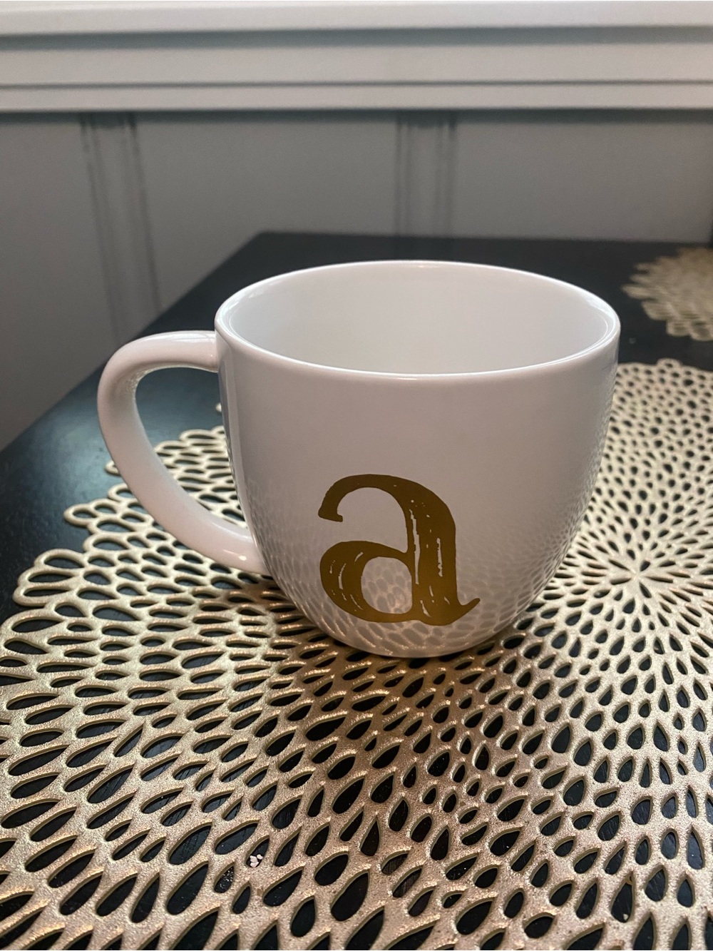 Threshold Monogram “A” Mug